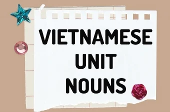 Vietnamese Unit Nouns 