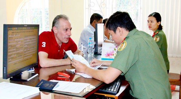 Get a Vietnam entry permit at Immigration Department
